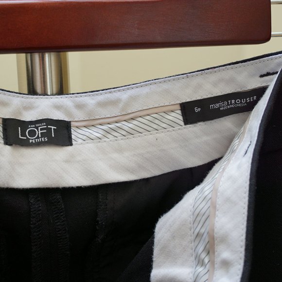 Marisa Petite Black Trousers with Adjustable Waist - Picture 3 of 3